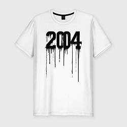 Футболка slim-fit Капающий 2004, цвет: белый