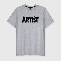 Футболка slim-fit Художник в стиле граффити, цвет: меланж