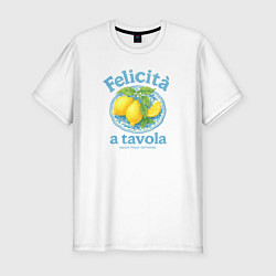 Мужская slim-футболка Felicita a tavola
