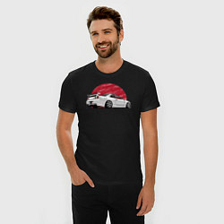 Футболка slim-fit Nissan Skyline art, цвет: черный — фото 2