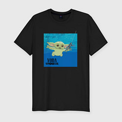 Футболка slim-fit Yoda mindnever, цвет: черный