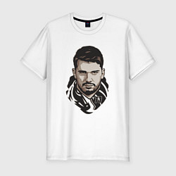 Мужская slim-футболка Лука 77