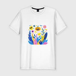 Футболка slim-fit Светильник Джек, цвет: белый