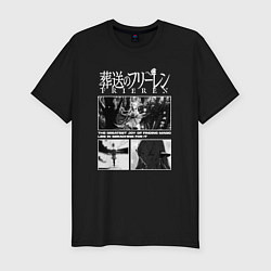 Футболка slim-fit Фрирен - в поиске волшебства, цвет: черный