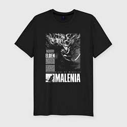 Футболка slim-fit Malenia - elden ring, цвет: черный