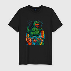 Футболка slim-fit Утка годлизза, цвет: черный