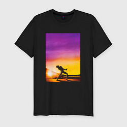 Футболка slim-fit Богемская рапсодия, цвет: черный