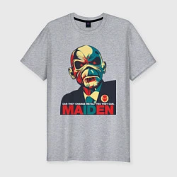 Мужская slim-футболка Iron Maiden