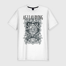 Футболка slim-fit As I Lay Dying, цвет: белый