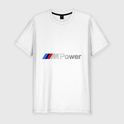 Футболка slim-fit BMW M Power, цвет: белый