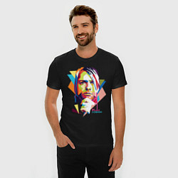 Футболка slim-fit Kurt Cobain: Colors, цвет: черный — фото 2