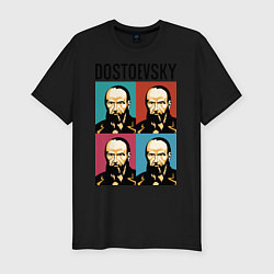 Футболка slim-fit Dostoevsky, цвет: черный