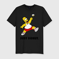 Футболка slim-fit Just Donut, цвет: черный