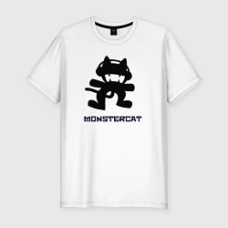 Футболка slim-fit Monstercat, цвет: белый