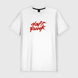 Футболка slim-fit Daft punk, цвет: белый