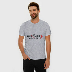 Футболка slim-fit The Witcher 3, цвет: меланж — фото 2