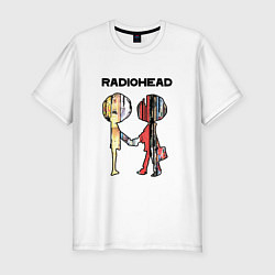 Футболка slim-fit Radiohead Peoples, цвет: белый