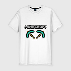 Футболка slim-fit Minecraft Hero, цвет: белый