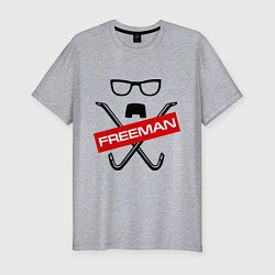 Футболка slim-fit Freeman Pack, цвет: меланж