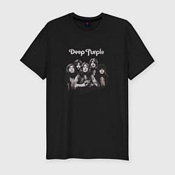 Футболка slim-fit Deep Purple: Rock Group, цвет: черный