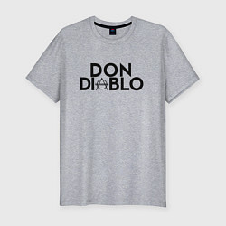 Футболка slim-fit Don Diablo, цвет: меланж