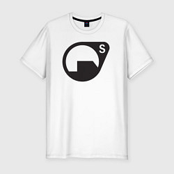 Футболка slim-fit Black Mesa: Symbol, цвет: белый