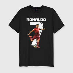 Футболка slim-fit Ronaldo 07, цвет: черный
