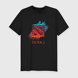 Футболка slim-fit Dota 2 Shadows, цвет: черный