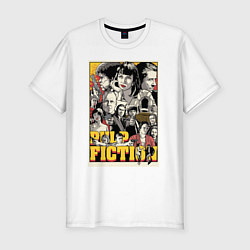 Футболка slim-fit Pulp Fiction Stories, цвет: белый