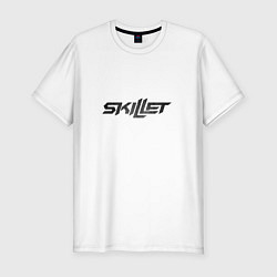 Футболка slim-fit Skillet Asphalt, цвет: белый