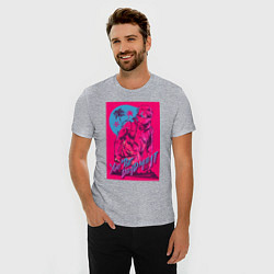 Футболка slim-fit You're dead meat, цвет: меланж — фото 2
