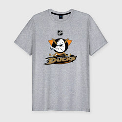 Футболка slim-fit NHL: Anaheim Ducks, цвет: меланж