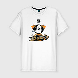 Футболка slim-fit NHL: Anaheim Ducks, цвет: белый