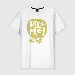 Мужская slim-футболка Ride Me