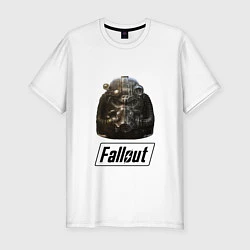 Футболка slim-fit Fallout, цвет: белый