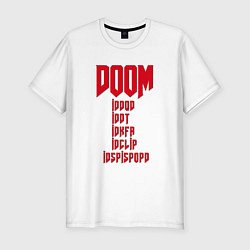 Футболка slim-fit DOOM: Idspispopd, цвет: белый