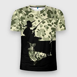 Мужская спорт-футболка Ночная рыбалка