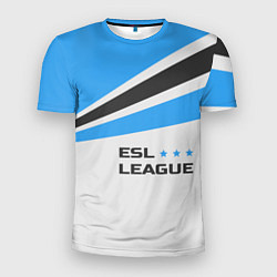 Футболка спортивная мужская ESL league, цвет: 3D-принт