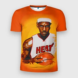 Мужская спорт-футболка LeBron James: Heat