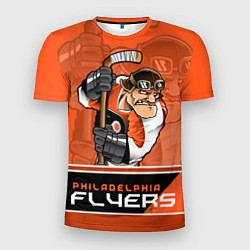 Футболка спортивная мужская Philadelphia Flyers, цвет: 3D-принт