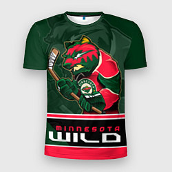 Футболка спортивная мужская Minnesota Wild, цвет: 3D-принт