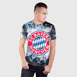 Футболка спортивная мужская Bayern, цвет: 3D-принт — фото 2