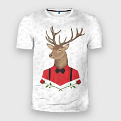 Мужская спорт-футболка Christmas Deer