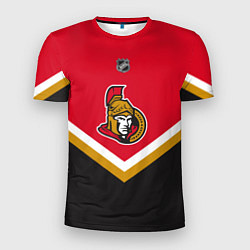 Футболка спортивная мужская NHL: Ottawa Senators, цвет: 3D-принт