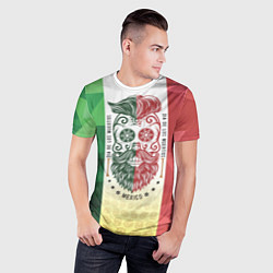 Футболка спортивная мужская Мексика, цвет: 3D-принт — фото 2