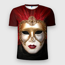 Футболка спортивная мужская Венецианская маска, цвет: 3D-принт