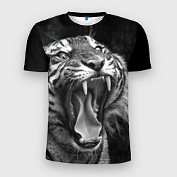 Мужская спорт-футболка Гнев тигра