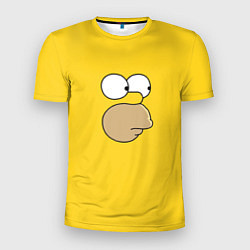 Мужская спорт-футболка Гомер стесняется