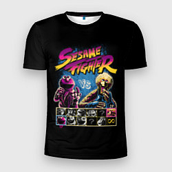 Футболка спортивная мужская Sesame Fighter, цвет: 3D-принт