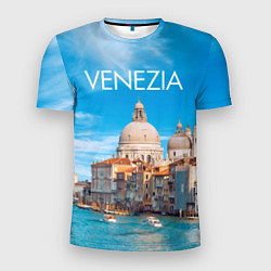 Мужская спорт-футболка Венеция - архитектура